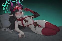 7ds_grand_cross ai ai_art ai_assisted ai_generated goddess hel hela nanatsu_no_taizai_grand_cross queen_hel ragnarok the_seven_deadly_sins_grand_cross valentine's_day