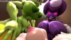 1futa 2girls 3d 3d_animation alien alien_female alternate_angle animated beanish big_breasts big_thighs blonde_hair blue_eyes breasts cackletta crown curvy dasharky3d duo_female earrings elbow_gloves female/futa female/futa/futa female/futanari female_on_top futa/female futa/female/futa futa/futa/female futa_human futanari/female gloves green-skinned_female green_skin human human_futa indoors kabalmystic_(style) kissing light-skinned_futa light_skin lips lipstick longer_than_10_seconds looping_animation mario_(series) naked nintendo no_sound nude penis pink_lipstick pink_sclera princess_peach princess_shroob purple-skinned_female purple_skin sharp_teeth short_playtime shorter_than_30_seconds solo_female thick thick_hips thick_thighs thighs threesome trio vagina vaginal_penetration video white_gloves wide_hips