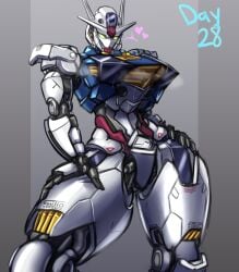 epsi110 gundam gundam_aerial gundam_suisei_no_majo living_machine mecha mecha_focus mecha_girl mobile_suit robot robot_girl tagme