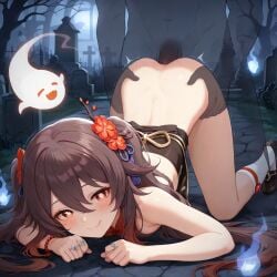 1femboy 2boys ai_generated anal blush dickgirl doggy_style embarrassed femboy feminine_male functionally_nude futa_sans_pussy futanari gay genshin_impact ghost girly graveyard hoyoverse hu_tao_(genshin_impact) ian8766_(artist) intersex interspecies male male/male male_focus male_only mihoyo monster monster_rape outside penis precum public rape rule_63 self_upload sweat trap yaoi