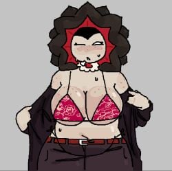 1girls anthro anthrofied big_breasts breasts chubby chubby_female electronic_arts female fleabag flora_fauna freckles pale-skinned_female pale_skin plant plants_vs._zombies plants_vs_zombies popcap_games stripping sunflower_(pvz) sweat sweatdrop sweating taking_clothes_off vampire vampire_girl vampire_sunflower_(pvz) vivi_(fuk044)