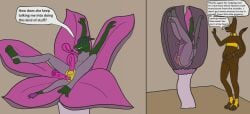 ahuizotl alban_(trinitite) anal anal_sex anthro bodysuit brown_body clothing dragon female filled_womb green_body hi_res male mythological_creature mythological_scalie mythology oral oral_penetration ovipositor_in_ass penetration penile penis_milking plant_tentacles purple_clothing scalie skinsuit stirrup_legwear tentacle tentacle_in_ass tentacle_in_mouth tentacle_milking tentacle_penetration tentacle_plant tight_clothing tory_(trinitite) trinitite yellow_clothing