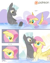 ... 1boy 1girls 2015 animal_genitalia b_epon blue_eyes blush braddo_epon equine female fluttershy_(mlp) friendship_is_magic fur furry hair horse horsecock male mammal my_little_pony penis pink_hair pony straight straight_hair sweat text thunderlane_(mlp) water white_hair yellow_eyes