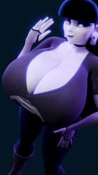big tiddy goth gf from original by atomickingboo