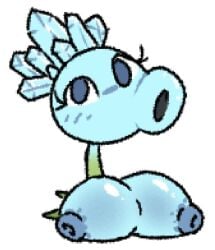 1girls big_breasts breasts electronic_arts female flora_fauna nean peashooter_(pvz) plant plants_vs._zombies plants_vs_zombies popcap_games snow_pea_(pvz) the_nean thenean