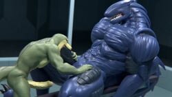 2026 3d 3d_(artwork) alien anthro aquatic big_muscles big_penis biped black_penis blue_body bound cheek_bulge deep_throat digital_media_(artwork) duo erection fellatio fish foreskin genitals glans green_body green_scales half-closed_eyes hand_on_leg hand_on_penis hand_on_thigh hi_res humanoid_genitalia humanoid_penis hunched_over hybrid inside kahliss karkhar knot laboratory male male/male multicolored_body muscular muscular_male narrowed_eyes nude oral oral_penetration penetration penile penis pink_glans reptile reverse_forced_fellatio scales scalie sex shark side_view sitting size_difference snake snekkuu spiked_penis spikes spikes_(anatomy) spread_legs spreading standing teeth two_tone_body unusual_anatomy unusual_genitalia unusual_penis vein veiny_penis yellow_body yellow_penis yellow_scales