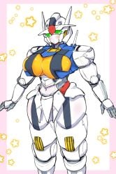 gundam gundam_aerial gundam_suisei_no_majo living_machine mecha mecha_focus mecha_girl mobile_suit notari_tw robot robot_girl tagme
