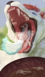 2_heads absurd_res animal_genitalia anthro anthro_pred avian biped bird blitzstoat_(gyro) blue_eyes bodily_fluids bone cloaca digestion drooling famir female female_prey feral feral_prey galliform genitals hi_res internal larger_pred leg_markings male male_pred mammal markings mawplay mouth_shot multi_head mustelid musteline open_mouth organs paws peafowl phasianid purple_body red_markings saliva sharp_teeth size_difference skull socks_(marking) stoat stomach stomach_acid sviri_and_vaelhen teeth tongue tongue_out true_musteline weasel white_body winter_coat