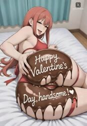 ai_generated ass ass_focus chainsaw_man citlali_main curvy curvy_body curvy_figure curvy_hips female female_only makima_(chainsaw_man) sexy sexy_pose solo solo_female solo_focus valentine's_day