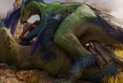 3d_(artwork) 3d_animation 3d_background animated anus bird_wyvern blender_(artwork) blender_cycles bodily_fluids capcom cum cum_inside cunnilingus detailed_background dewith digital_media_(artwork) dominant dominant_female duo fellatio female female_on_top feral feral_on_feral feral_penetrated feral_penetrating feral_penetrating_feral first_person_view genital_fluids genitals hi_res huge_filesize jl017_(sound) knot knotted_penis knotting league_of_monsterphiles long_playtime looking_at_another looking_back looking_pleasured male male/female male_on_back male_on_bottom monster_hunter mountain on_bottom on_top oral orgasm penetration penile penile_penetration penis penis_in_vagina plant reptile scalie seikret sex sound submissive submissive_male tagme tail tail_motion tailwag teasing tongue tongue_on_penis tree vaginal_penetration video vulva