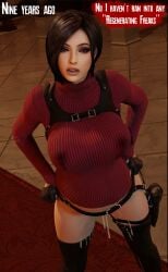 1boy 1girls 3d 3d_(artwork) 3d_background ada_wong ada_wong_(adriana) after_impregnation after_rape after_sex asian asian_female belt big_boobies big_boobs big_breasts big_tits big_titties black_gloves black_hair black_hair_female black_holster black_thighhighs boobies boobs breasts brown_eyes capcom clothed_female clothes clothing cuck cucked_by_enemy cuckold cuckold_pov cuckolding cum cum_drip cum_dripping cum_dripping_from_pussy cum_dripping_out_of_pussy cum_in_pussy cum_in_vagina cum_inside cum_on_body cum_on_lower_body cum_on_thighs deception dialogue english_dialogue english_text fat_boobies fat_boobs fat_breasts fat_tits fat_titties female female_focus flashback gloves hands_on_hips hip_grab holster holster_strap impregnated impregnating_rape impregnation lactating lactating_nipples lactating_through_clothing lactation lactation_through_clothes leg_holster leon_scott_kennedy lies lying male male_pov no_panties no_underwear no_visible_genitalia ntr pov pussy red_carpet red_eyeshadow red_sweater_dress regenerador resident_evil resident_evil_4 resident_evil_4_remake sekaithereturn semen semen_drip semen_dripping semen_in_pussy semen_in_vagina semen_inside semen_on_body semen_on_lower_body semen_on_thighs shoulder_holster sperm sweater_dress teeth teeth_showing teeth_visible thighhighs tile_floor tiles tits titties