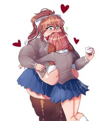 monika (doki doki literature club) from doki doki literature club by pivk00