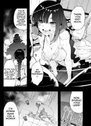 ass ass_grab big_ass big_breasts blowjob blush brown_hair canonical_scene canonical_sex cum_in_mouth deep_blowjob deepthroat enjoying enjoying_rape enormous_breasts faceless_male forced forced_oral gender_bender gender_transformation glasses manga moaning_in_pleasure not_sure,_but_it_looks_like_i_got_reincarnated_in_an_another_world nude_female ren_(yoku_wakaranai_keredo_isekai) slave slavegirl vaginal_penetration