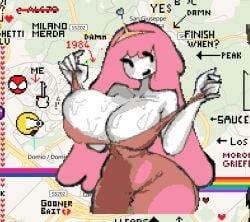princess bubblegum from adventure time