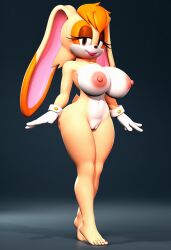 3d 3d_(artwork) ai ai_art ai_generated sonic_the_hedgehog_(series) vanilla_the_rabbit