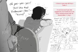 alternate_universe ass_focus beauty_mark boku_no_hero_academia caught cuckold cum cuntboy drunk drunk_sex english english_text enji_todoroki headcanon implied_netorare implied_ntr leaked loggyburger male/cuntboy mole moles my_hero_academia ntr sex_from_behind sex_tape shigaraki_tomura shimura_tenko tenko_shimura todoroki_enji todoroki_touya tomura_shigaraki touya_todoroki trans_man vaginal_penetration