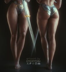 shadowheart from baldur's gate by creamtau