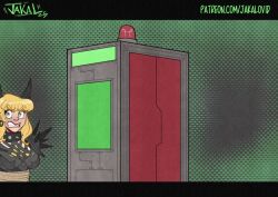 alternate_color_scheme animated bangs beehive_hair bimbo bimbofication black_eyes blonde_hair bouncing_breasts brain_drain breast_expansion cleavage collar collarbone earrings eyeshadow femsub green_eyes green_lipstick hair_growth hair_ornament happy_trance huge_breasts instant_loss jakalovid large_lips lip_expansion lipstick long_hair magik magik_(illyana_rasputin) magik_(marvel_rivals) makeup marvel_comics restrained rope signature simple_background smile transformation