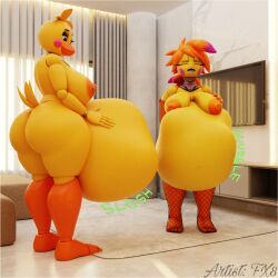 2girls ambiguous_prey animatronic animatronic_female animatronic_girl ass belly belly_bulge big_ass big_belly big_belly_bulge big_breasts big_butt blonde_female blonde_hair blonde_hair_female breasts chica_(fnaf) digestion digestion_noises female_pred five_nights_at_freddy's five_nights_at_freddy's_2 fx8 large_ass large_boobs large_breasts large_butt oral_vore soft_vore squirming squirming_belly squirming_gut squirming_prey standing stomach_bulge stomach_noises struggling struggling_prey toy_chica_(fnaf) unwilling_prey vore vore_belly willing_pred yellow_hair yellow_hair_female