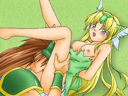 duran female human implied_cunnilingus male riesz seiken_densetsu_3 straight tagme