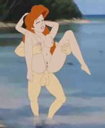 1boy 1girls anal anal_penetration anal_sex animated ariel ariel_(the_little_mermaid) barefoot beach black_hair breasts carrying cartoonvalley.com closed_eyes day disney disney_princess erect_nipples faceless_male feet female from_behind gif helg human legs_held_open legs_up long_hair male nipples nude outdoors outside penetration prince_eric pubic_hair pussy red_hair sex spread_legs standing standing_sex straight straight_hair testicles the_little_mermaid the_little_mermaid_(1989_film) toes uncensored water