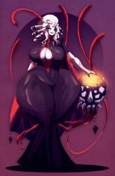 huge_breasts hyper_ass massive_thighs rwby salem_(rwby) unknown_artist