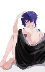 chobonu femboy genshin_impact male_focus male_only scaramouche_(genshin_impact) solo solo_male twink