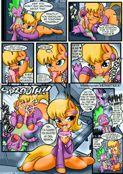 anibaruthecat ball_fondling balls bottomless closed_eyes comic cum cum_on_face cumshot cutie_mark dialogue dildo dragon earth_pony english_text equine erection fellatio female feral friendship_is_magic hair half-dressed horse humanoid_penis male mammal ms._harshwhinny my_little_pony one_eye_closed open_mouth oral orgasm penis penis_kiss pony redoxx reptile saliva sex sex_toy smile sound_effects spike_(mlp) straight strapon sweat text twilight_sparkle vein young