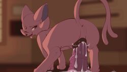 animal_genitalia animal_pussy animated bodily_fluids canine_genitalia canine_pussy cum cum_in_pussy cum_inside dildo dildo_in_pussy dildo_insertion dildo_sitting eeveelution espeon female feral forehead_gem forked_tail gem generation_2_pokemon genital_fluids genitals heart_symbol hi_res looking_pleasured loop masturbation nintendo penetration pink-fur pokemon pokemon_(species) pussy rokitsune seamless_loop sex_toy sex_toy_in_pussy sex_toy_insertion smile solo tail tongue tongue_out unusual_anatomy unusual_tail vaginal_masturbation vaginal_penetration vaginal_penetration