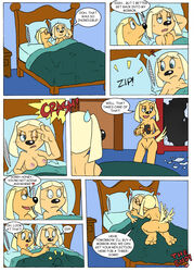 ass brandy_&_mr_whiskers brandy_harrington breasts bulge canine comic darkyamatoman disney disney_channel english_text female furry futanari intersex nipples nude pussy text toon_disney