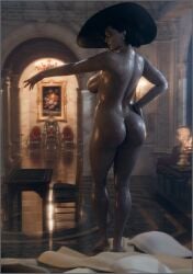 1girls 3d alcina_dimitrescu ass big_breasts breasts busty capcom female female_focus hourglass_figure makeup mature_female milf mrcourage616 nude nude_female nudity pale-skinned_female pale_skin resident_evil resident_evil_8:_village sideboob solo solo_female tagme taller_female taller_girl wide_hips