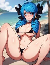 1girls ai_generated ass big_ass big_breasts big_butt big_thighs bikini blue_hair bra breasts breasts_bigger_than_head covered_breasts covered_pussy curvy curvy_body curvy_female female female_focus female_only gwen_(league_of_legends) hair hourglass_figure huge_breasts huge_thighs human large_breasts league_of_legends lips ninfrock ninfrockdraws pale_skin pale_skinned_female panties riot_games skinny_waist slim_waist solo solo_female solo_focus thick_legs thick_thighs uncensored voluptuous voluptuous_female wide_hips