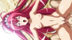 aku_no_onna_kanbu aku_no_onna_kanbu_fullmoon_night blush clavicle completely_nude demon_girl embarrassed feet female female_only legs looking_at_viewer lunarverse_13th nail_polish navel nipples ocean open_mouth outdoors photoshoot pink_eyes pink_hair pink_nail_polish pink_nails pink_toenail_polish pink_toenails pose queen screencap screenshot shiny_hair shiny_skin small_breasts solo sweat sweatdrop thighs tongue very_long_hair villainess water