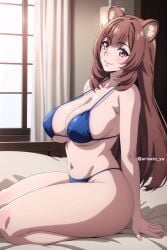 ai_generated arisato_yu big_breasts bikini raphtalia tate_no_yuusha_no_nariagari