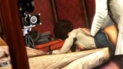 3d animated ass bent_over bent_over_bed bioshock bioshock_infinite blue_eyes booker_dewitt bouncing_breasts breasts clapping_cheeks dark_hair elizabeth_comstock fucked_from_behind incognitava lordaardvark male_penetrating male_penetrating_female mp4 plap_(sound) sound tagme taken_from_behind talking_to_another video voice_acted