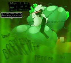 1x1x1x1 1x1x1x1_(forsaken) actualbeef ass betrayed_1x1x1x1 big_ass big_breasts breasts chained_breasts chains crown embarrassed embarrassed_nude_female fart fart_cloud fart_fetish farting farts female female_focus female_only forsaken forsaken_(roblox) gigantic_ass gigantic_breasts glowing glowing_eye huge_ass huge_breasts low_quality_background monster monster_girl roblox roblox_game roblox_myth swear swearing text white_hair
