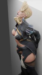1boy 1boy1girl 3d ass_eating bigger_female blonde_female blonde_hair boots elbow_gloves emma_frost emma_frost_(marvel_rivals) emma_frost_(x-revolution) facesitting female femdom giantess gloves high_heel_boots high_heels light-skinned_female light_skin long_gloves male marvel marvel_rivals smaller_male thigh_boots thigh_highs thighhigh_boots thighhighs thighs