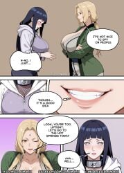 2025 2girls abs ai_assisted ai_generated big_breasts breasts cleavage comic curvaceous curvy curvy_body curvy_female curvy_figure detailed doujinshi english_text female hi_res huge_breasts hyuuga_hinata illumaru large_breasts male manga naruto naruto_(series) naruto_shippuden stable_diffusion text thick_thighs tsunade voluptuous voluptuous_female webcomic wide_hips