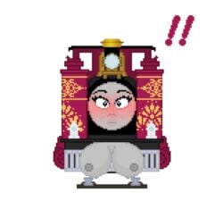 grey_breasts grey_face grey_nipples locomotive oc steam_locomotive thomas_and_friends