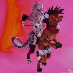 4k abstract_background absurd_res anal anal_sex anthro balls belly_nipples big_bulge black_body black_fur blender_(artwork) blender_eevee blue_body blue_fur bodily_fluids breasts brown_body brown_fur bulge chastity_cage chastity_device clenched_teeth clothing collar cuff_(restraint) cum cum_from_anal cum_while_chaste cumshot dan_(dantheyeen) digital_media_(artwork) dominant dominant_female duo duo_focus ejaculation evil_grin eye_contact felid female female_penetrating fur genital_fluids genitals gloves grin group hand_on_shoulder handcuffed handcuffs hands-free handwear hi_res hyena large_insertion latex latex_clothing latex_gloves latex_handwear latex_legwear latex_thigh_highs leash leash_pull leashed_collar leashed_male legwear licking licking_lips looking_at_another male male/female male_penetrated mammal metal_cuffs multi_nipple nervous_smile nipples object_in_ass pain pantherine pegging penetration purple_body purple_fur restraints sex sex_toy sex_toy_in_ass sex_toy_insertion sex_toy_penetration smile snow_leopard somesnowleopard stomach_bulge strapon submissive submissive_male teeth thigh_highs tongue tongue_out toying_partner white_body white_fur
