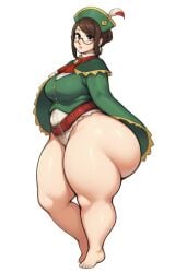 ai_generated big_ass big_breasts bottom_heavy capcom guildmarm_(monster_hunter) gvukub huge_ass monster_hunter thick_thighs