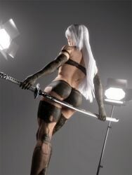 1girls 3d big_ass big_breasts breasts bust busty curvaceous curvy curvy_figure female hips huge_ass huge_breasts large_ass large_breasts mature mature_female nier nier:_automata nier_(series) platinum_games slim_waist thick thick_hips thick_legs thick_thighs thighs voluptuous waist wide_hips word2 yorha_a2