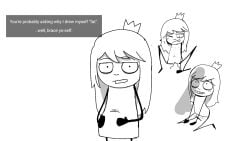 black_and_white crown monochrome penetration penis_shadow pregnant pregnant_belly tabbes youtube youtuber