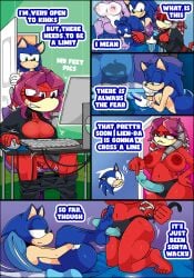 5_toes absurd_res anthro archie_comics areola barefoot bed big_breasts blaze_the_cat blue_body blue_fur bottomwear bottomwear_down breasts clothed clothing comic computer dark_nipples dessert domestic_cat duo echidna electronics english_text eulipotyphlan feet felid feline felis female finger_fuck fingering food foot_fetish foreplay fur furniture green_eyes hair hedgehog hi_res ice_cream leather lien-da male male/female mammal masturbation monotreme nipples nude nude_anthro nude_female nude_male pants pants_down partially_clothed partially_clothed_anthro partially_clothed_female purple_body purple_eyes purple_fur purple_hair quills_(anatomy) red_body red_fur scared sega sex sonic_(series) sonic_the_hedgehog sonic_the_hedgehog_(archie) sonic_the_hedgehog_(comics) sonic_the_hedgehog_(series) strapon sundae text tinydevilhorns toes unimpressed vaginal_penetration