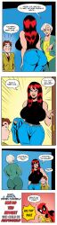 1boy 1boy1girl 1female 1girls 1male ass ass_focus aunt_may belt big_ass big_breasts big_breasts big_butt big_thighs black_sweater black_sweater_vest blue_jeans bubble_ass bubble_butt comic compilation curvaceous curvaceous_female curvaceous_figure curves curvy curvy_body curvy_female curvy_figure curvy_hips dat dat_ass deadpool death_by_snoo_snoo death_by_snu_snu english english_text female funny gentle_femdom glassfish green_eyes hourglass_figure hourglass_figured_female infinity_gauntlet jeans large_ass large_breasts marvel marvel_comics mary_jane_watson may_parker meme mommy peter_parker red_hair red_hair redhair redhead_female smaller_male spider-man_(series) tall_female tall_girl taller_female taller_girl text text_box text_bubble thighs thunder_thighs thunderthighs tight_clothes tight_clothing tight_jeans tight_pants
