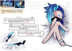 assassin blue_eyes blue_hair blush boy cookie_run cookie_run:_tower_of_adventures first_porn_of_character mask naked sonic_water_cookie tears wide_eyed windee
