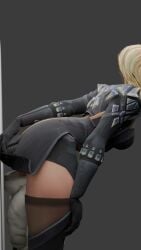 1boy 1boy1girl 3d ass_eating bigger_female blonde_female blonde_hair boots elbow_gloves emma_frost emma_frost_(marvel_rivals) emma_frost_(x-revolution) facesitting female femdom giantess gloves high_heel_boots high_heels light-skinned_female light_skin long_gloves male marvel marvel_rivals smaller_male thigh_boots thigh_highs thighhigh_boots thighhighs thighs