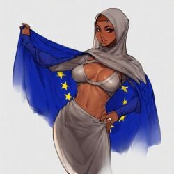 ai_generated arabian dark-skinned_female dark_skin european_union female hijab hijabi middle_eastern solo solo_female solo_focus
