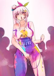 airani_iofifteen breasts female female functionally_nude_female nipple_piercing nude paint painted_clothes queza_(quezza11) vibrator