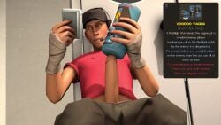 3d fleshlight huge_cock male male_focus male_only masturbating no_sound o7sfm pleasure_face red_clothes scout scout_(team_fortress_2) scunt solo_male tagme team_fortress_2 video